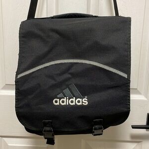 Adidas | Black | Canvas | Messenger Bag | Handle/Adjustable Shoulder Strap